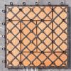 (Set of 10) Hanalei Eucalyptus Interlocking Wooden Decktile in Red Brown - as Pic