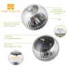 Solar LED Floating Lights IP65 Waterproof Garden Pool 7 Color Changed Hanging Ball Lights - Transparent