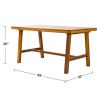 Miami Outdoor Patio Picnic Dining Table - as Pic