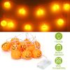 Halloween String Lights 59IN Total Length Pumpkin LED Lamps - Orange