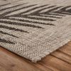 Home Decor Indoor/Outdoor Accent Rug Touch Of Palm Accent Rug - Beige | Black - 1'10" X 3'0"