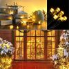 Solar String Lights LED Solar Power Fairy String Light 12M 100 LEDs 8 Lighting Mode Multicolor Waterproof Starry String Lights - Warm