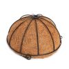 Hanging Coconut Shell Vegetable Flower Pot Basket Planter Iron Art Garden Decor  - 8 inches