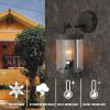 Inowel Lights Wall Light Outdoor Lantern E26 Bulb (Not Include) Wall Mount Hang Lamp Wall Sconce Lighting 32335 - Grey