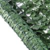 Free shipping Products Outdoor Garden 2pcs 100*300cm  Artificial Faux Ivy Hedge Leaf and Vine Privacy Fence Wall Screen(952 Leaves) - Green  YJ - 2PCS