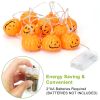 Halloween String Lights 59IN Total Length Pumpkin LED Lamps - Orange