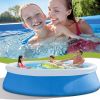 10ft X 30in Inflatable Swimming Pool Above Ground - as Pic