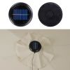 30 LEDs Solar String Light Warm White For 8 9 6rib WD Umb - As Picture