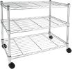 Simple Deluxe Heavy Duty 3-Shelf Shelving Unit; 24&quot; D x 14&quot;W x 20&quot; H; 3 Tier - as Pic