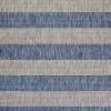 Home Decor Indoor/Outdoor Accent Rug Natural Stylish Classic Pattern Design - Grey & Blue - 7'9" X 9'9"