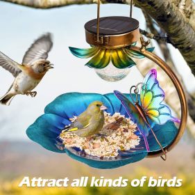 Solar Crack Ball Bird Feeder (Option: Photo Color)