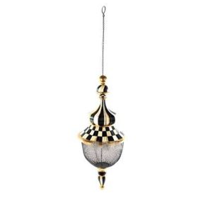 Metal Bird Feeder Creative Pattern Birdhouse Hanging Decor Garden Yard Window Parrot Feeding Pendant Decoration (Option: A)