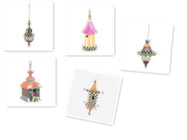 Metal Bird Feeder Creative Pattern Birdhouse Hanging Decor Garden Yard Window Parrot Feeding Pendant Decoration (Option: 5pc Set)